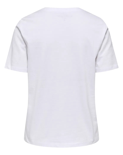 Only - ONLFreja Luxe T-shirt - Bright White